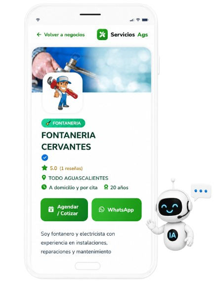 Landing de servicios